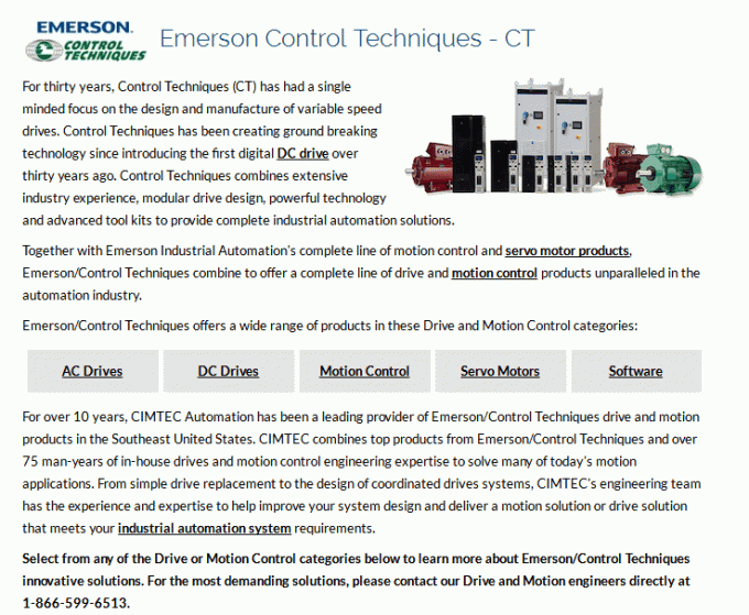 Servomotore di MG di tecniche di controllo di EMERSON, 230VAC, 2" codificatore 230V del SERVOMOTORE MGE-208-CONS-0000 0
