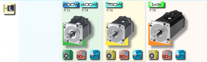 velocità 3000RPM del servomotore di CA del robot di 80W Nidec Sankyo OTC DAIHEN W-X00739 MC800NS302KSN10 0