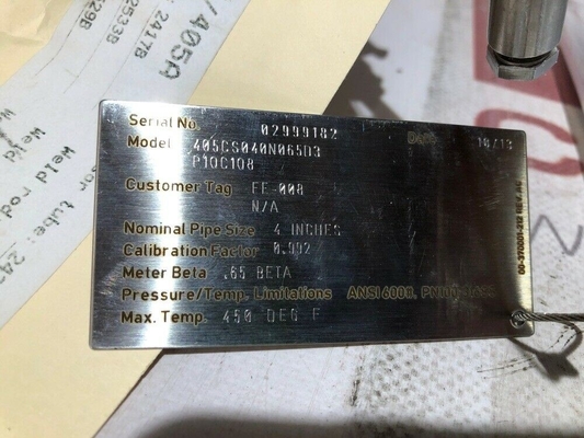 405CS040N065D3P1QC1Q8 EMERSON Piastra Orifizio Integrata con Montaggio Diretto