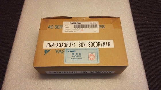 SGM-A3A3FJ71  new original, 200V 0.42A,  30W , SERVO MOTOR of Yaskawa, and good condition.
