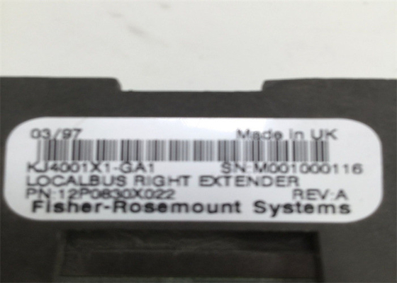 Emerson DeltaV LOCAL KJ4001X1-GA1 12P0830X022 BUS DESTRA EXTENDER Cavo