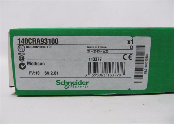 Schneider Modicon Quantum PLC 140CRA93100 500VDC COASSIALE CENTRO E TERRA
