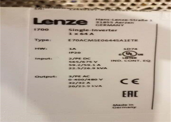 Lenze E70ACMSE0644SA1ETR SERVO-INVERTER I700 AMBIENTE STANDARD