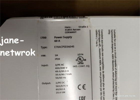 E70ACPSE0604S LENZE Alimentatore Corrente di Uscita 60 AMP Tensione di Ingresso 400 VAC