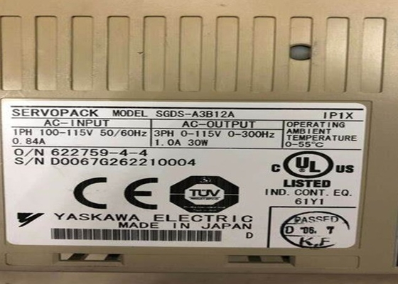 Yaskawa 0,03W Servo Drives SGDS-A3B12A Nuova scatola originale