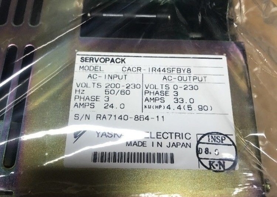 YASKAWA CACR-IR44SFBY8 Azionamento Motore AC 4.4 KW CAPACITÀ TRIFASE 50/60HZ 24 AMPERE