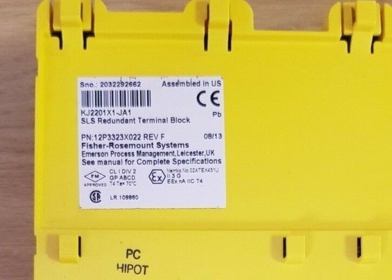 EMERSON Kj2201x1-Ja1 12p3323x022  BLOCCO TERMINALE 30 MA Per Canale
