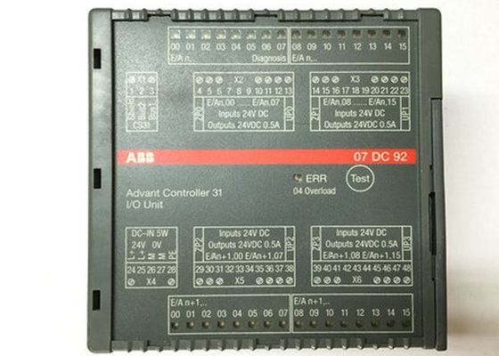 ABB 07DC92 Digital io attrezzatura di CC IP20 del modulo GJR5252200R0101 24 V della O piccola