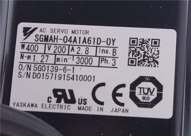 Yaskawa SGMAH Sigma II   SGMAH-04A1A61D-OY AC Servo Motor E Series 3 Phase  1.27N.m