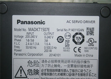 Posizione Control200W MHMJ022G1U+MADKT1507E dell'azionamento del servomotore 0.64NM di CA di Panasonic