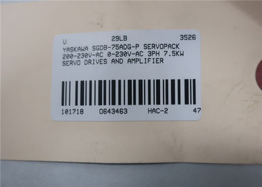 Yaskawa Servopack Industrial Servo Drives 200-230v-ac 3ph 10hp SGDB-75ADG-P