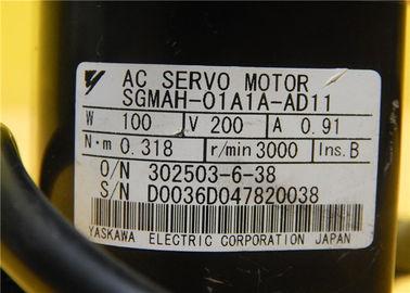 Servomotore ELETTRICO 3000r/min SGMAH-01A1A-AD11 di CA 0.91A di industriale YASKAWA