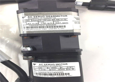 MOTORE AD INGRANAGGI DEL SERVOMOTORE DI CA DI SGMAH-01AAF41 YASKAWA & DEL SERVO DI CA SGMAH-01AAAP19