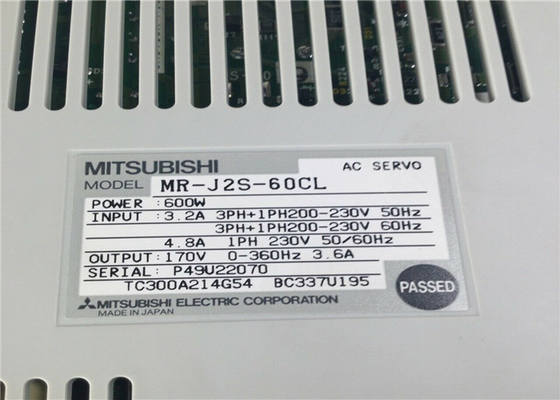Mitsubishi Servo Amplifier 3 Phase 600 W MR-J2S-60CL  Industrial Servo Drives