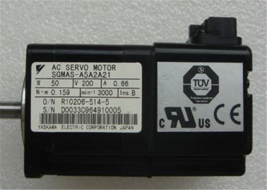 Motore industriale elettrico SGMAS-A5A2A21 del servo 50W 0.66A di Yaskawa nuovo in scatola