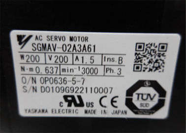 1PC 	Industrial Servo Motor 200W  200V YASKAWA Servo Motor SGMAV-02A3A61 New Japanese