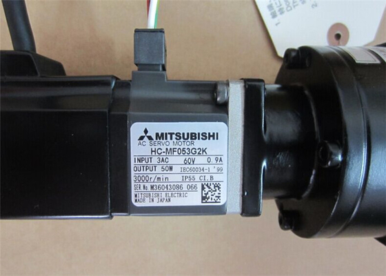 Mitsubishi Electric 50W Industrial Servo Motor HC-MF053G2K Ratio 1/20 New Original