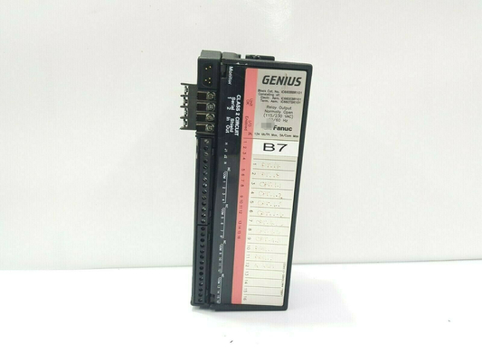 CIRCUITI NORMALMENTE CHIUSI DEL MODULO PRODOTTO DEL RELÈ DEL BLOCCHETTO DEL GENIO DEL MODULO DELL'INGRESSO/USCITA IC660BBR100 16