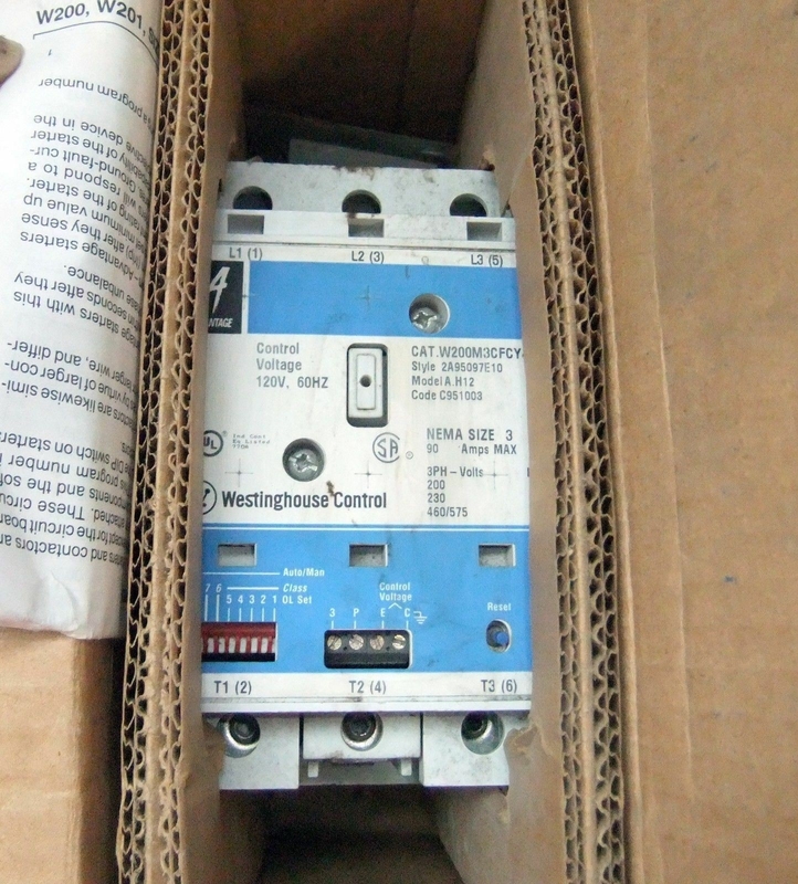 W200M3CFCY4Y7 WESTINGHOUSE Advantage Starter 3-POLE Non-reversibile Nema 3-Phase