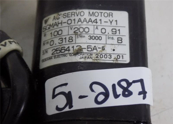 SERVOMOTORE 3000RMP SGMAH-01AAA41-Y1 di CA di sigma II 0.91A 100W di YASKAWA SGMAH