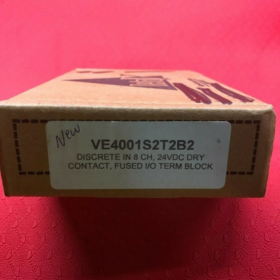 Emerson New VE4001S2T2B2 Motor DI Card 8CH 120VAC Isolated Systems