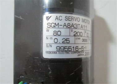 Industrial Servo Motor Yaskawa 80W 200V 0.7A AC SERVO MOTOR SGM-A8A3TA11