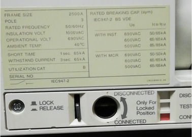 NEW MITSUBISHI Electric  Air Circuit Breaker AE2500-SW 3P 2500A Low-Voltage Functional ACB