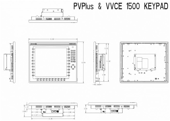 Allen Bradley PanelView Plus 7 Standard 2711P-T15C22D8S-B Color Touch 15  ENet DC
