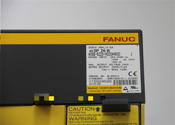 A06B-6220-H026 #H600 Energy Saving AC Servo Motor Amplifier 230V Maximum Output Voltage 35.0KW