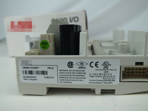 ABB of 3BSE013238R1 TERMINATION UNIT EXTENDED MTU 250V FUSED 8X1 FUSED ISOL. 8X1 L TERMINALS 2X6 N TERMINALS.