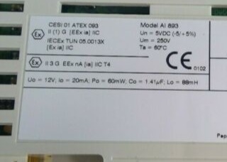 ABB of 3BSC690141R1 AI893INPUT MODULE ANALOG 8 CHANNEL TC/RTD W/ INTRINSIC SAFETY INTERFACE.NEW ORIGINAL.