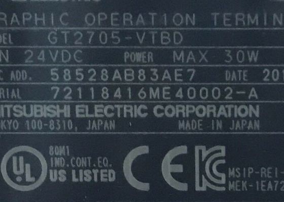 Mitsubishi HMI Touch Screen GT2705-VTBD Brand New In Original