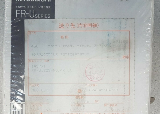 Mitsubishi FR-Z024-0.1K-UL INVERTER DRIVE VARIABLE FREQUENCY .1 HP .1 KW 3 PHASE FR-Z SERIES.NEW ORIGINAL.