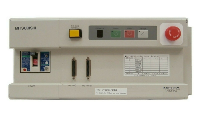 REGOLATORE AC200-230V del ROBOT INDUSTRIALE del REGOLATORE di Mitsubishi CR-E356-S06 1